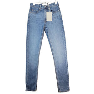 Everlane Womens Jeans High Rise Skinny Blue Size 23 Tall NWT